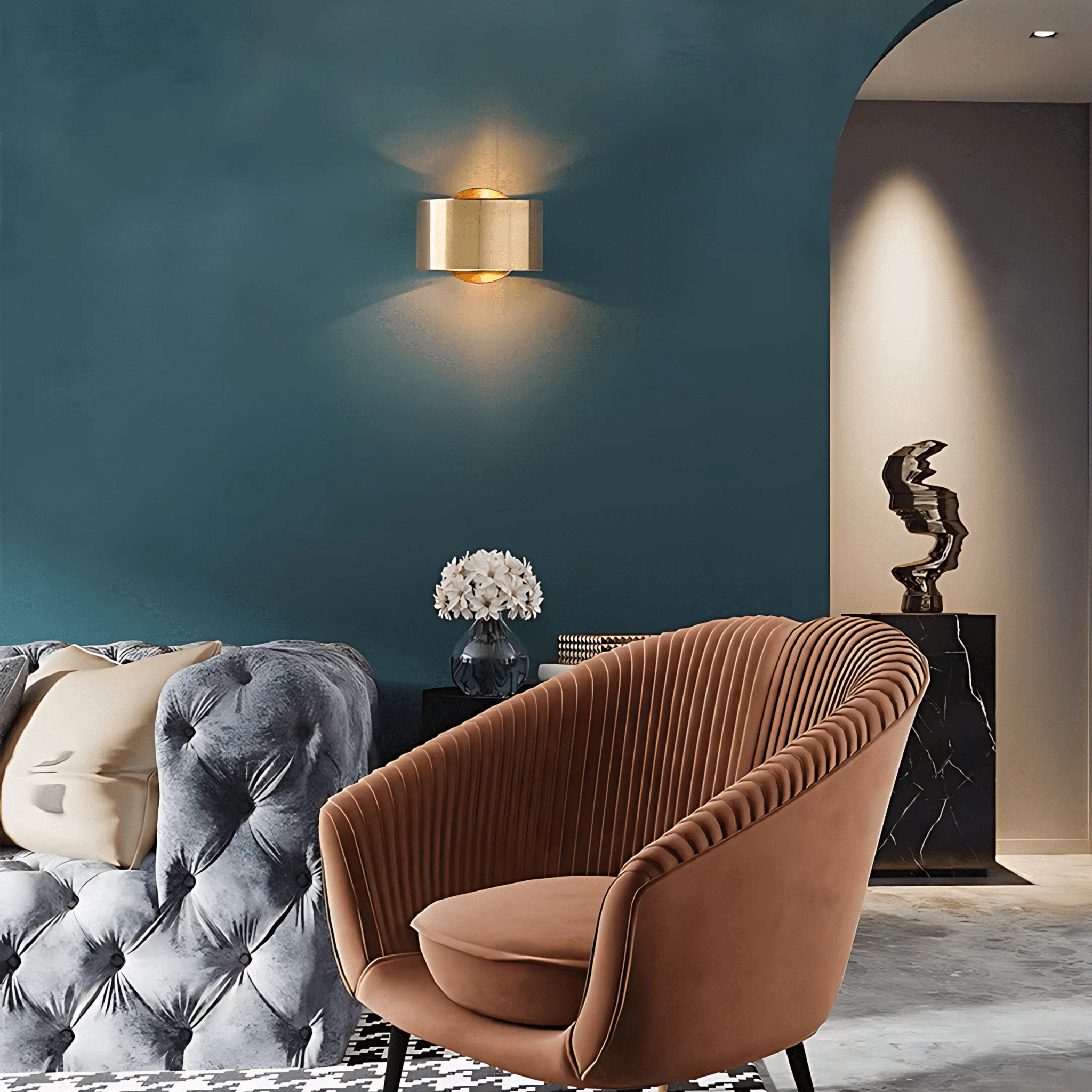 HaloSphere | Elegant Contemporary Metal Glass Wall Lights & Pendant 4