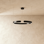 Freyza - HaloSphere | Modern Adjustable LED Ring Chandelier Light Fixture
