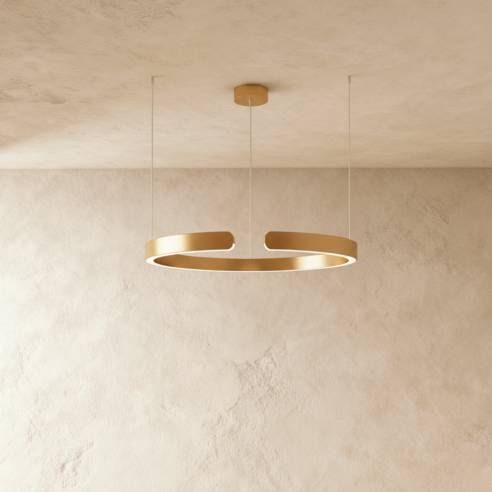 Freyza - HaloSphere | Modern Adjustable LED Ring Chandelier Light Fixture