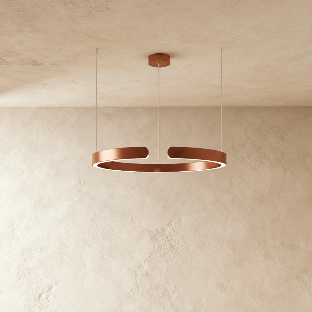 Freyza - HaloSphere | Modern Adjustable LED Ring Chandelier Light Fixture