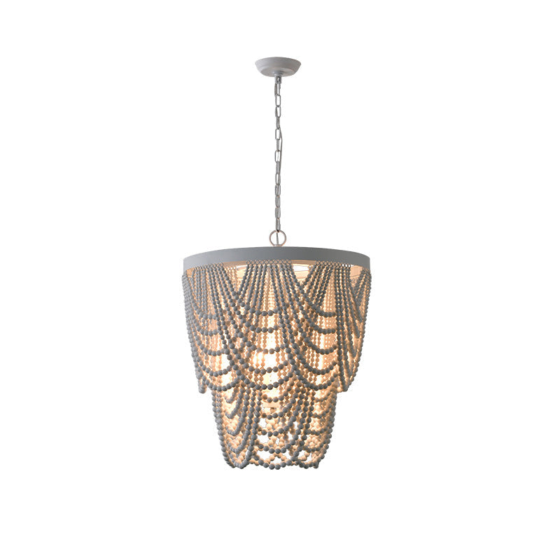 Freyza | Ordore Postmodern Luxury Wood Chandelier – Modern Dining Room Living Room