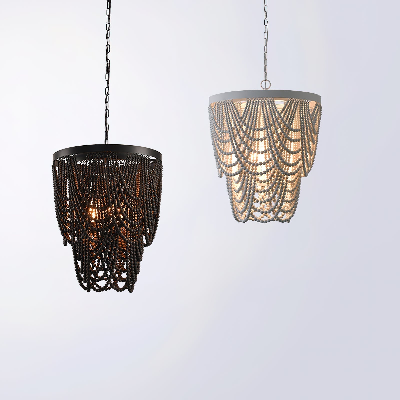 Freyza | Ordore Postmodern Luxury Wood Chandelier – Modern Dining Room Living Room