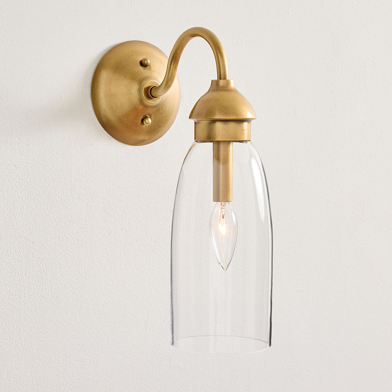 Freyza | Nydoreth Laiton Verre Cuivré Applique murale en verre cuivré – Chambre Couloir