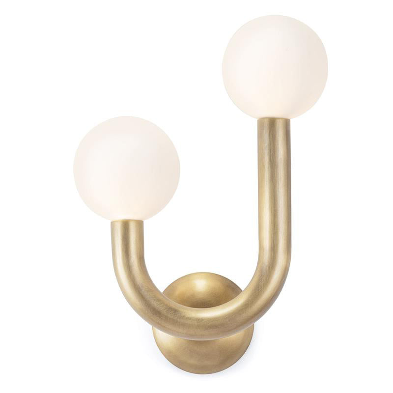 Freyza | Zoshaos Modern Brass Brass Glass Wall Light – Modern Bedroom Hallway