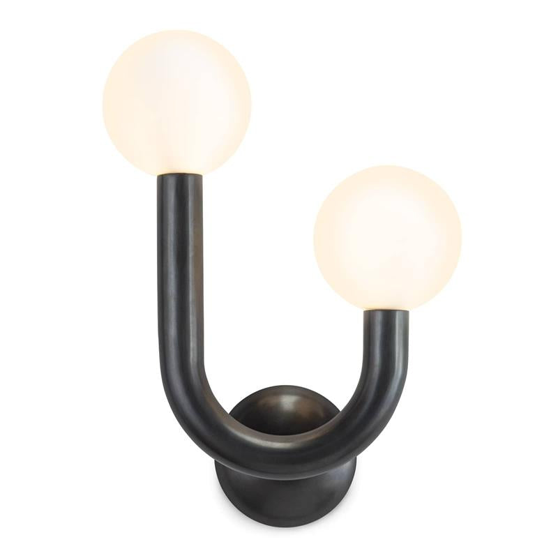Freyza | Zoshaos Modern Brass Brass Glass Wall Light – Modern Bedroom Hallway