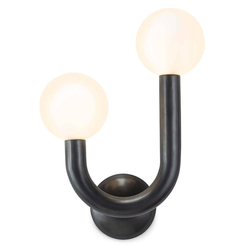 Freyza | Zoshaos Modern Brass Brass Glass Wall Light – Modern Bedroom Hallway
