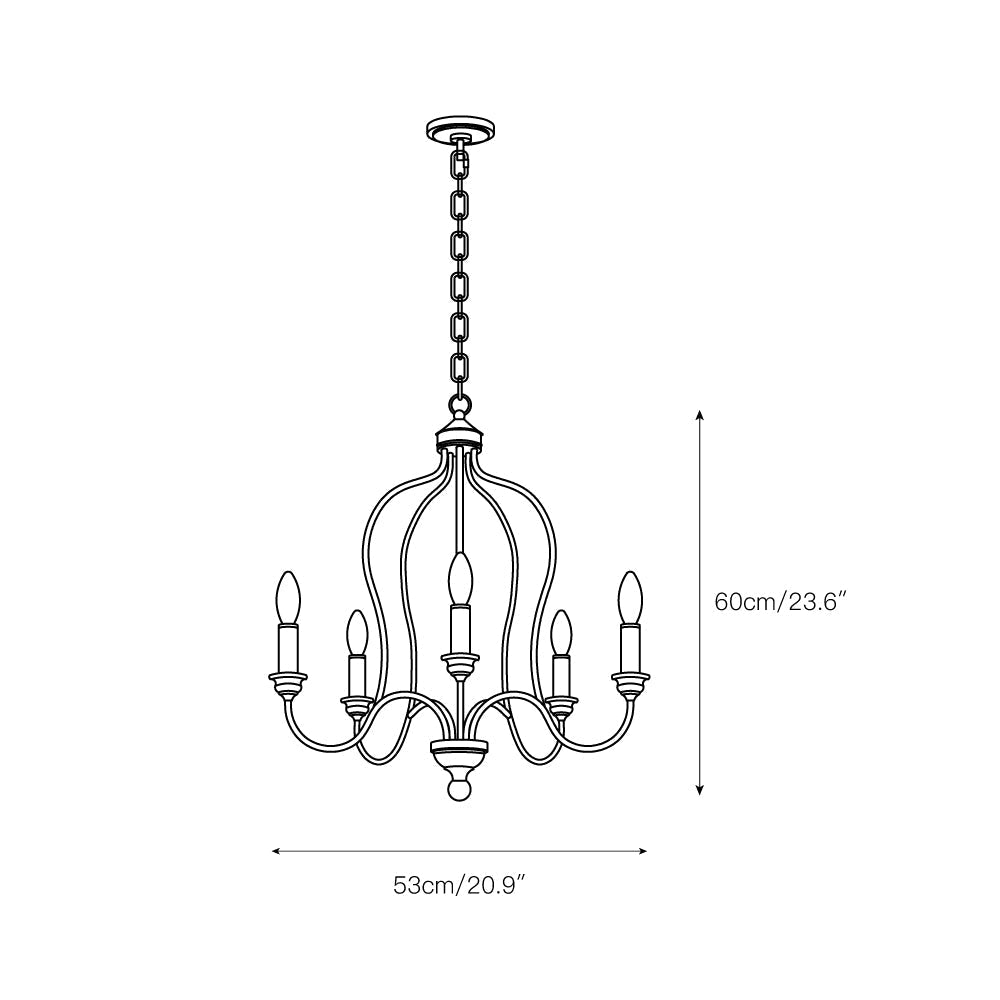 Freyza | Ivvinisra Vintage Industrial Chandelier – Industrial Dining Room Living Room