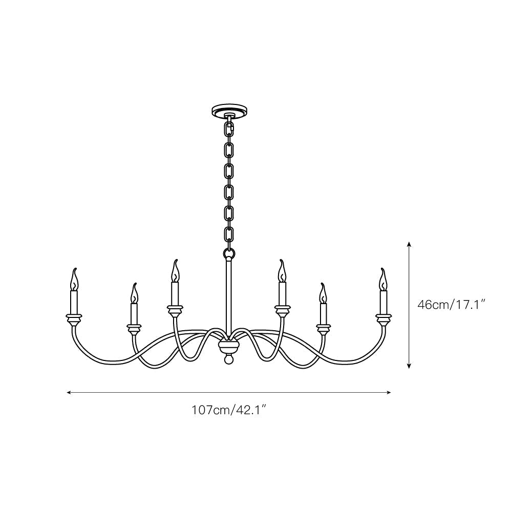 Freyza | Ivvinisra Vintage Industrial Chandelier – Industrial Dining Room Living Room