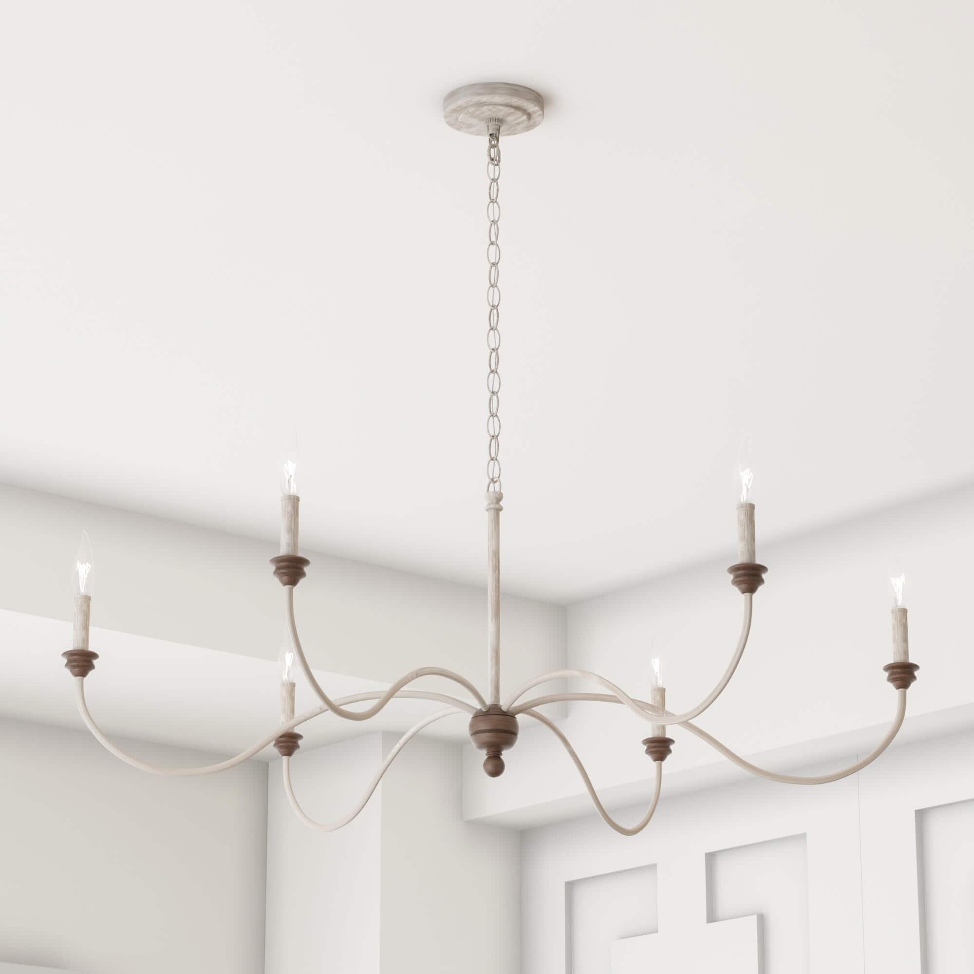 Freyza | Ivvinisra Vintage Industrial Chandelier – Industrial Dining Room Living Room