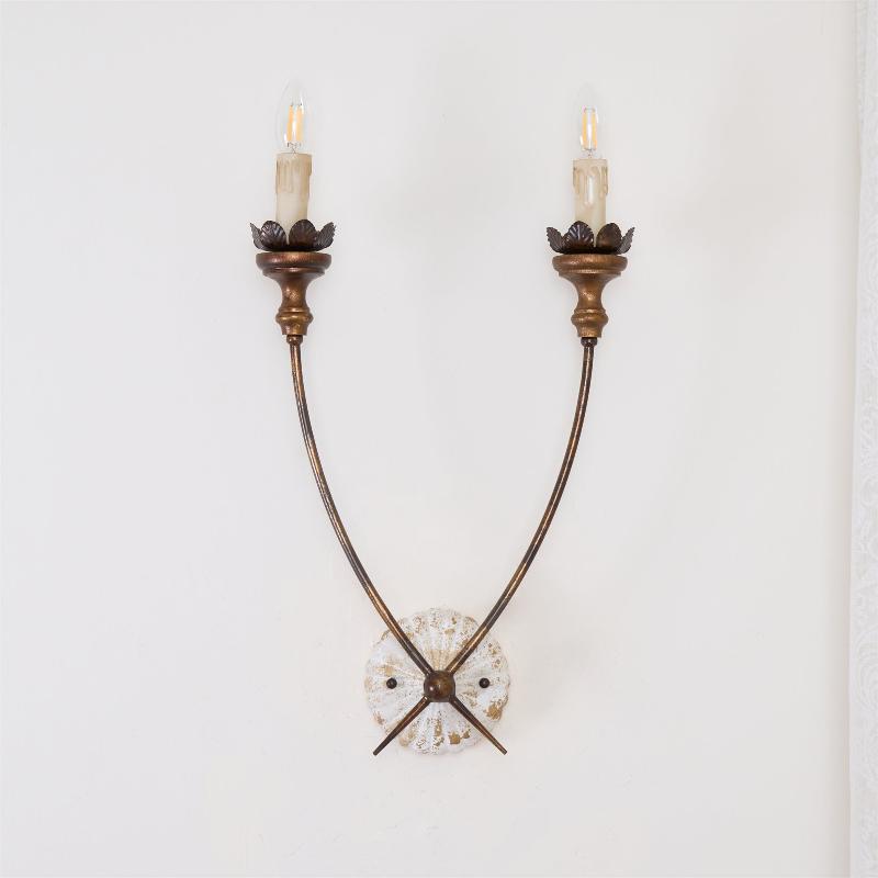 Freyza | Catalos Vintage Industrial Wood Wall Light – Industrial Bedroom Hallway