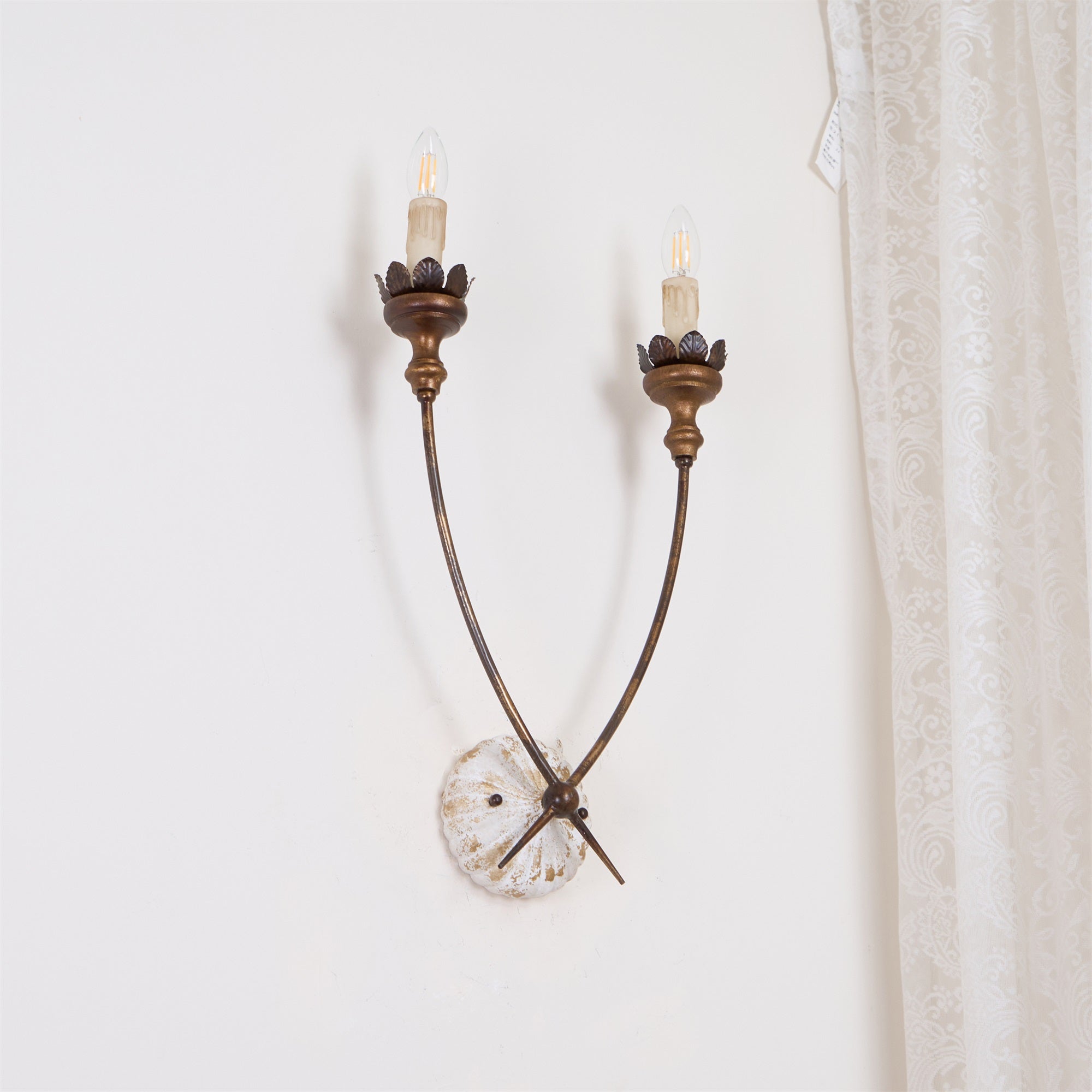 Freyza | Catalos Vintage Industrial Wood Wall Light – Industrial Bedroom Hallway