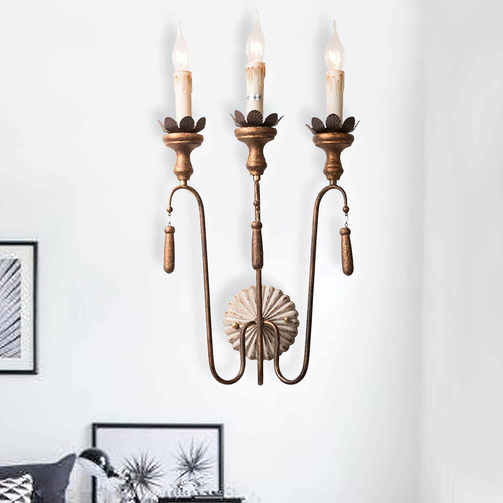 Freyza | Avelaris – Applique murale en bois au style industriel vintage pour chambre et couloir industriel