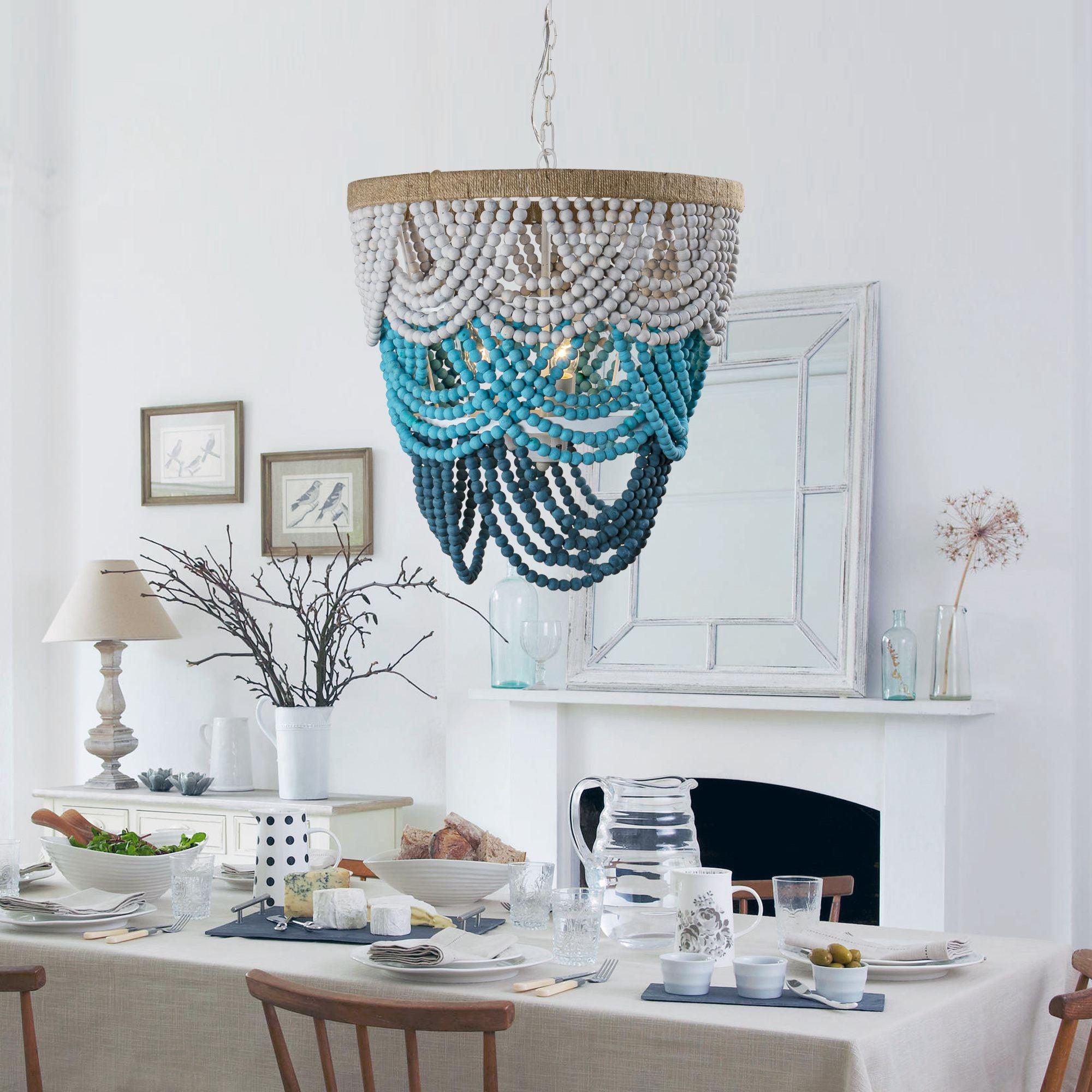 Freyza | Alshaila Postmodern Luxury Wood Chandelier – Modern Dining Room Living Room