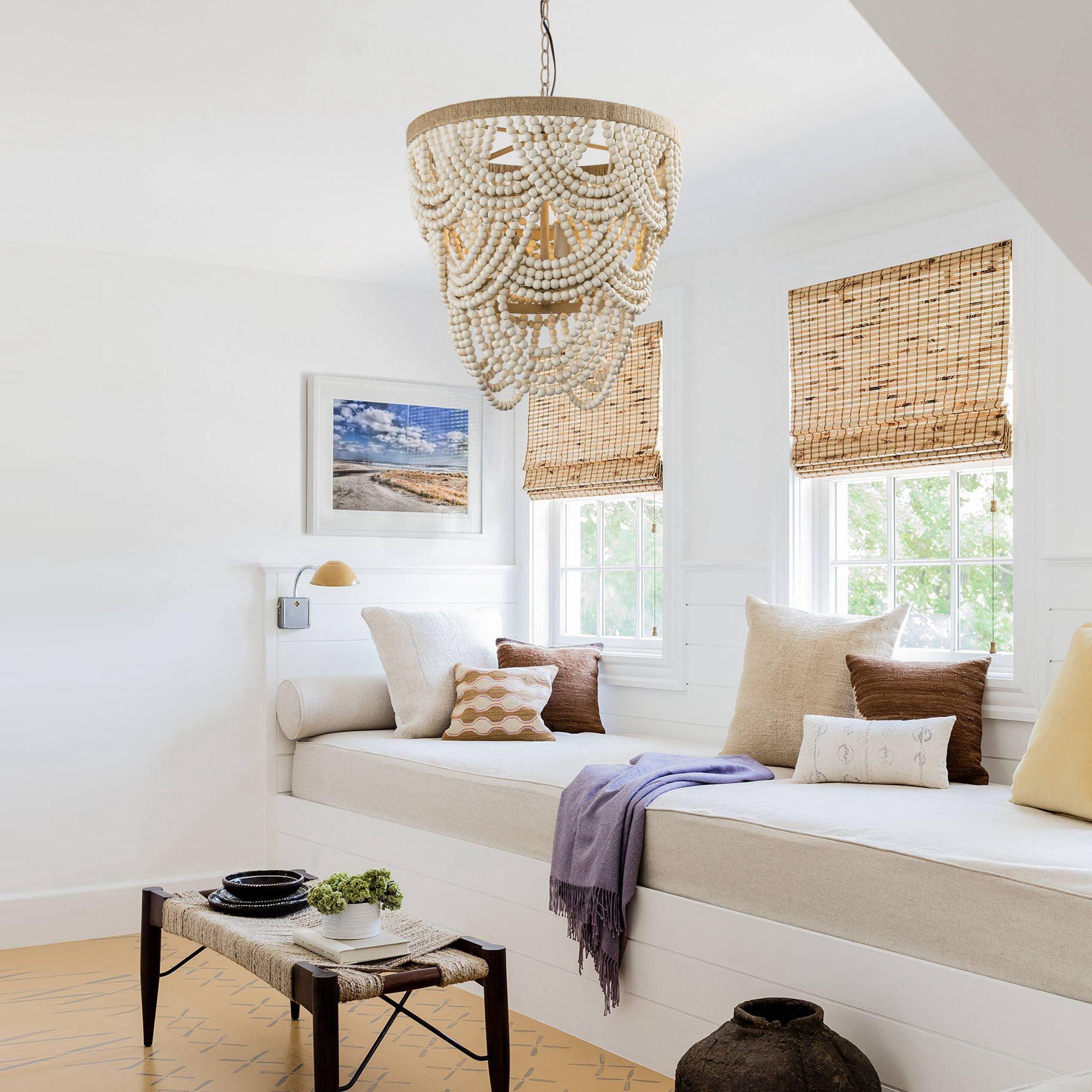 Freyza | Alshaila Postmodern Luxury Wood Chandelier – Modern Dining Room Living Room
