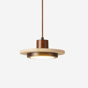 Freyza | Suspension LED en travertin Solaro – Cuisine et salle à manger