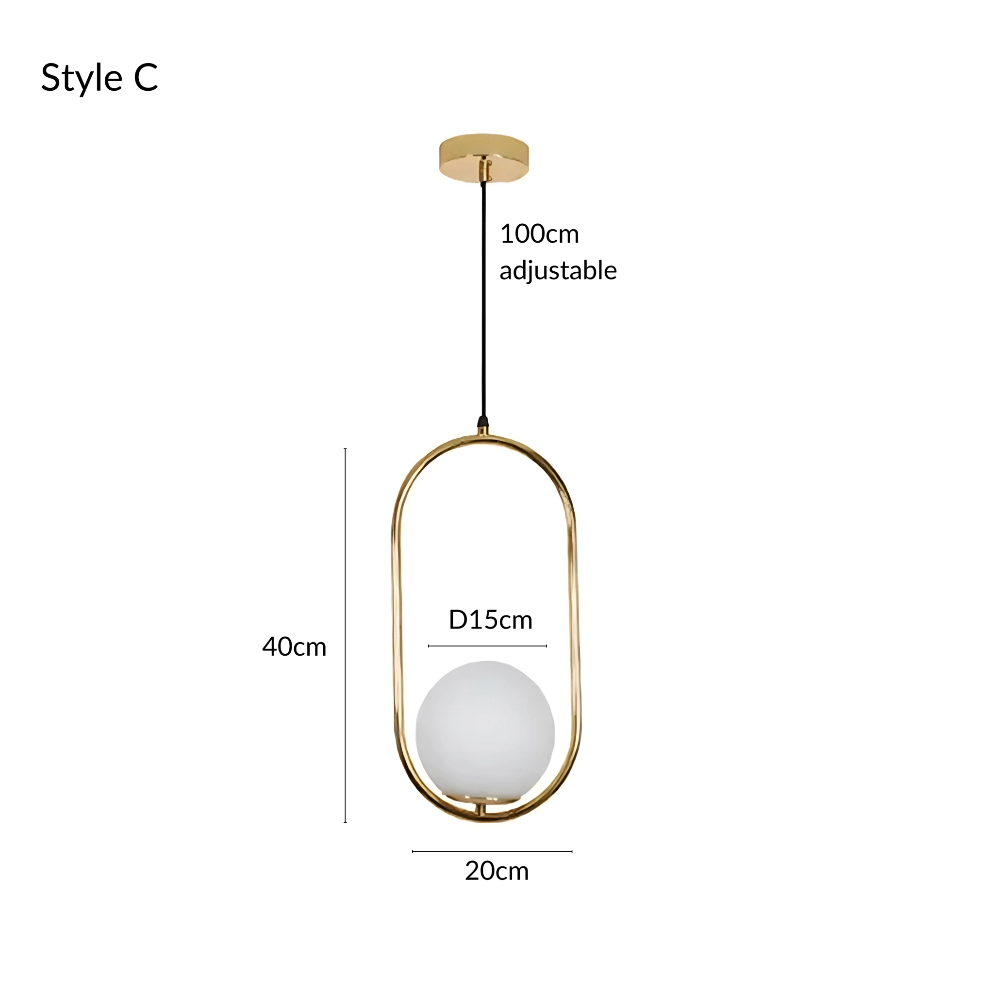 Freyza - HausGlobe | Stylish Minimalist Glass Pendant Lighting Collection