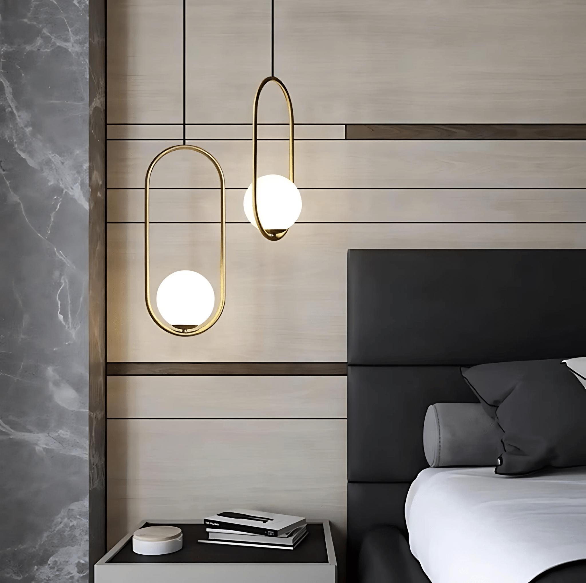 Freyza - HausGlobe | Stylish Minimalist Glass Pendant Lighting Collection