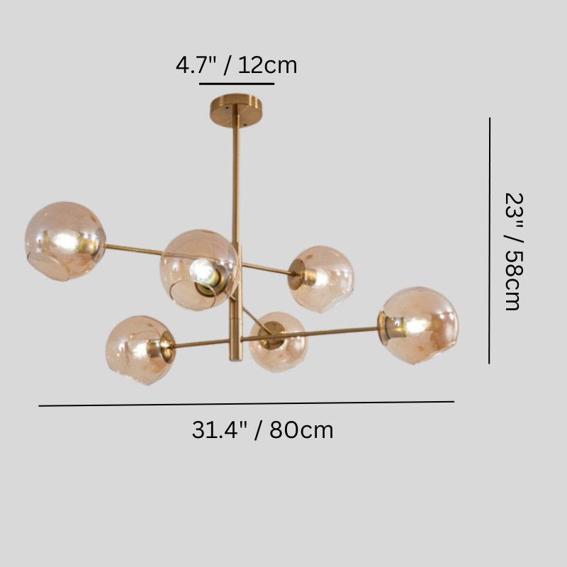 Freyza - Hebraica | Modern Elegant Smart LED Dining Room Chandelier