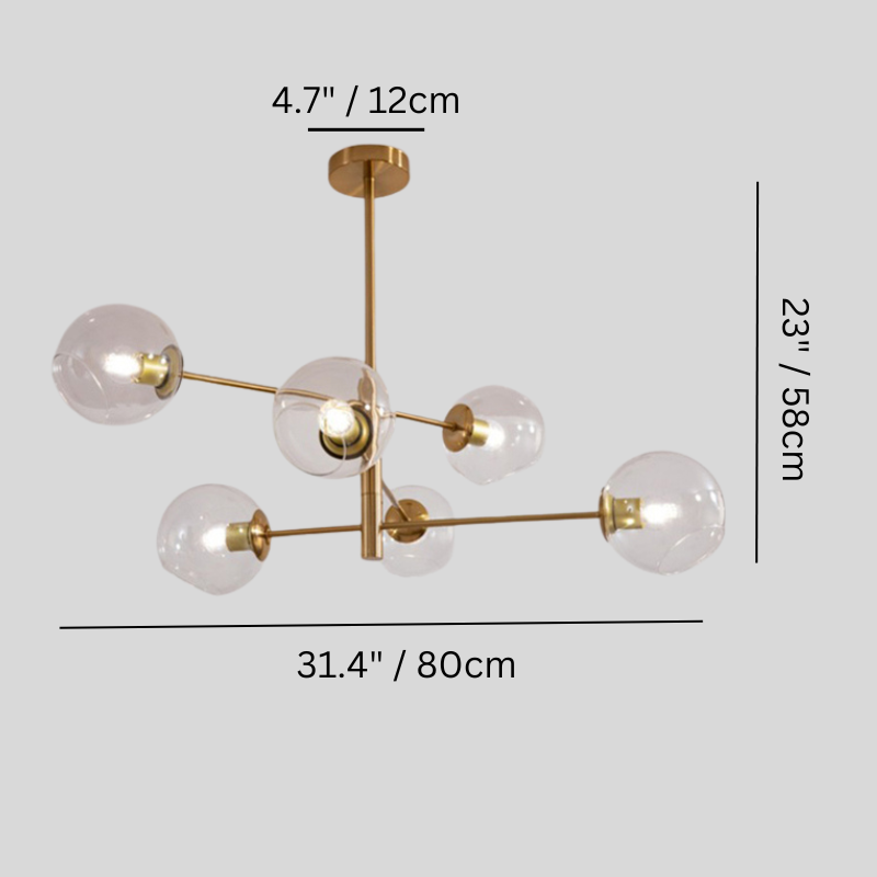 Freyza - Hebraica | Modern Elegant Smart LED Dining Room Chandelier