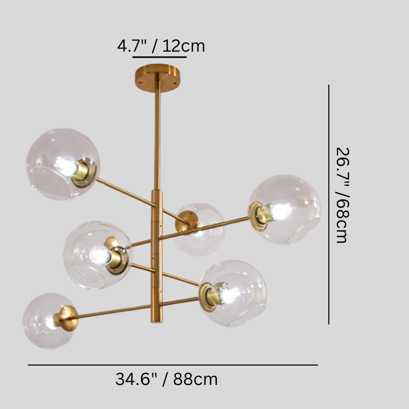 Freyza - Hebraica | Modern Elegant Smart LED Dining Room Chandelier