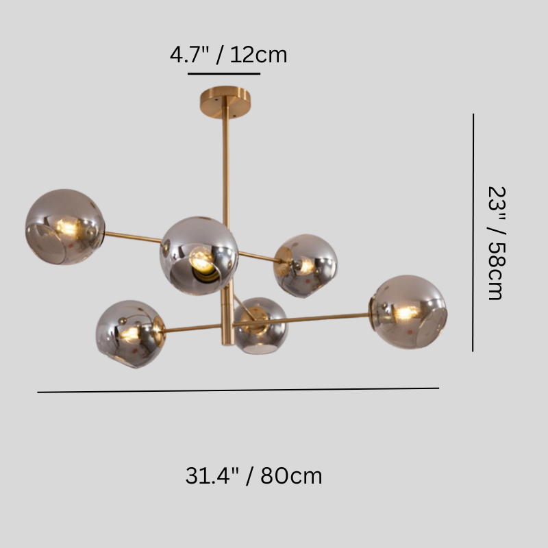 Freyza - Hebraica | Modern Elegant Smart LED Dining Room Chandelier