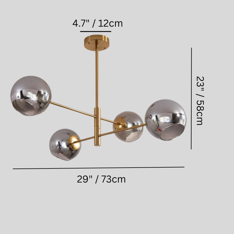 Freyza - Hebraica | Modern Elegant Smart LED Dining Room Chandelier