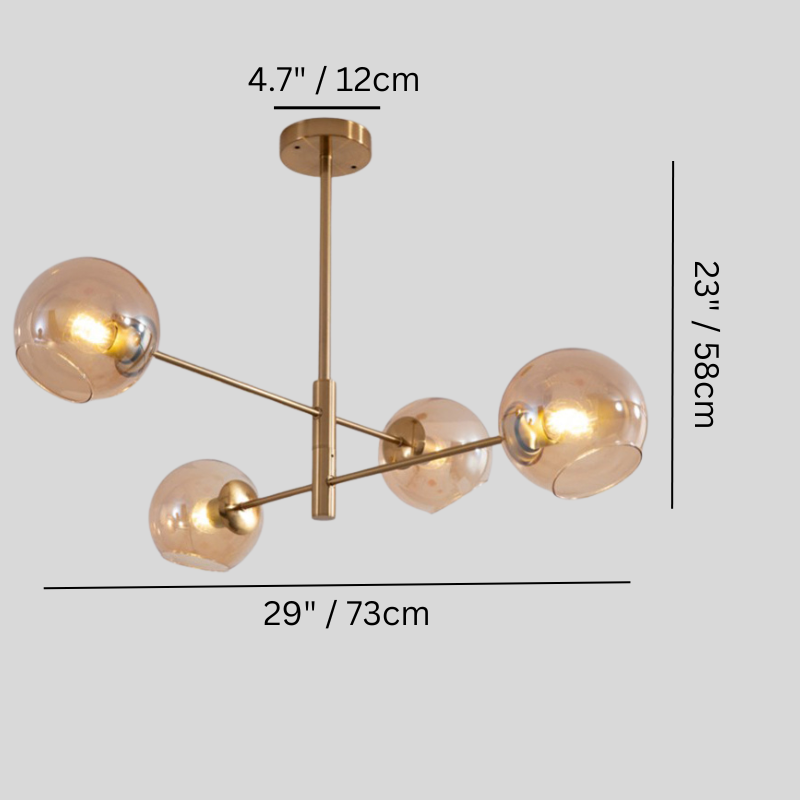 Freyza - Hebraica | Modern Elegant Smart LED Dining Room Chandelier