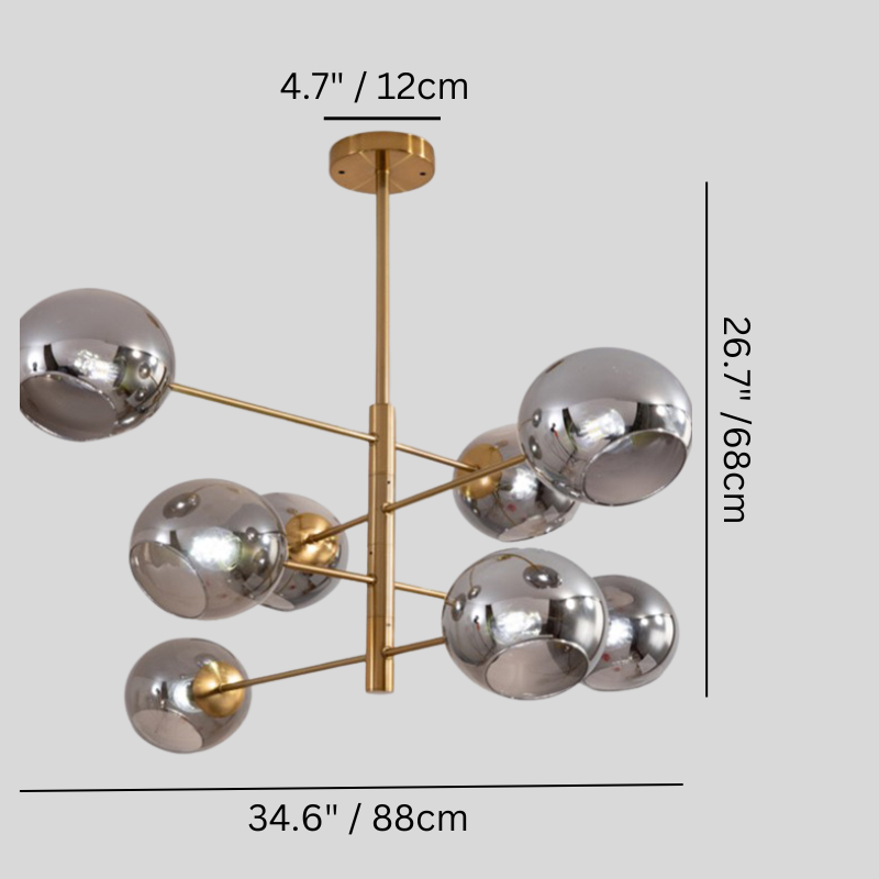 Freyza - Hebraica | Modern Elegant Smart LED Dining Room Chandelier