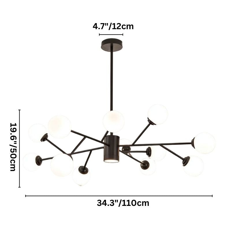 Freyza - HelenaLight | Elegant Modern Aluminum Chandelier with Versatile Design