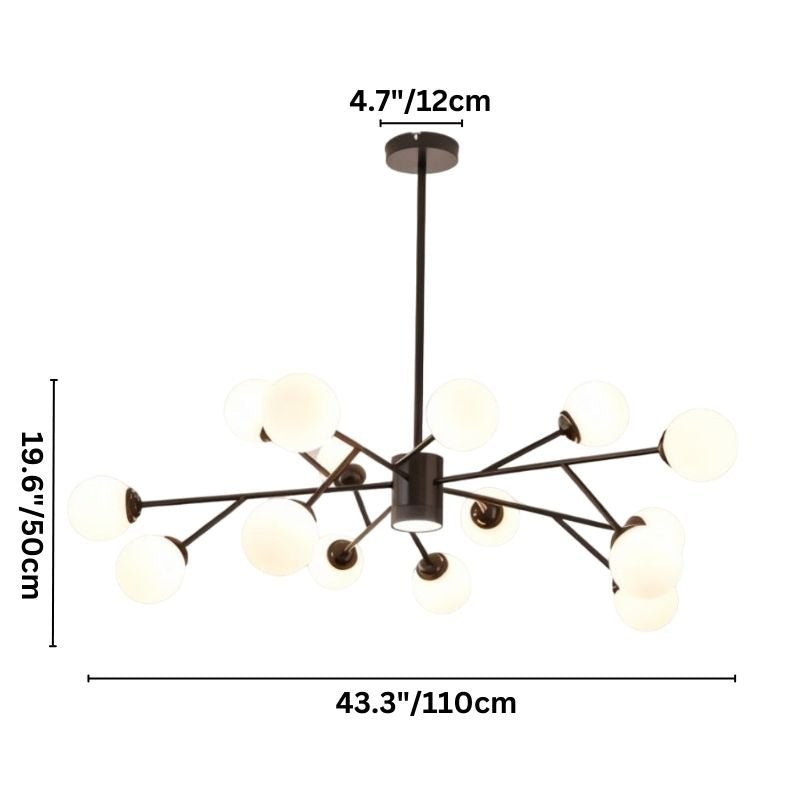 Freyza - HelenaLight | Elegant Modern Aluminum Chandelier with Versatile Design