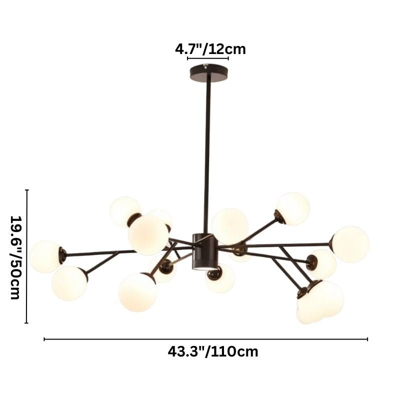 Freyza - HelenaLight | Elegant Modern Aluminum Chandelier with Versatile Design