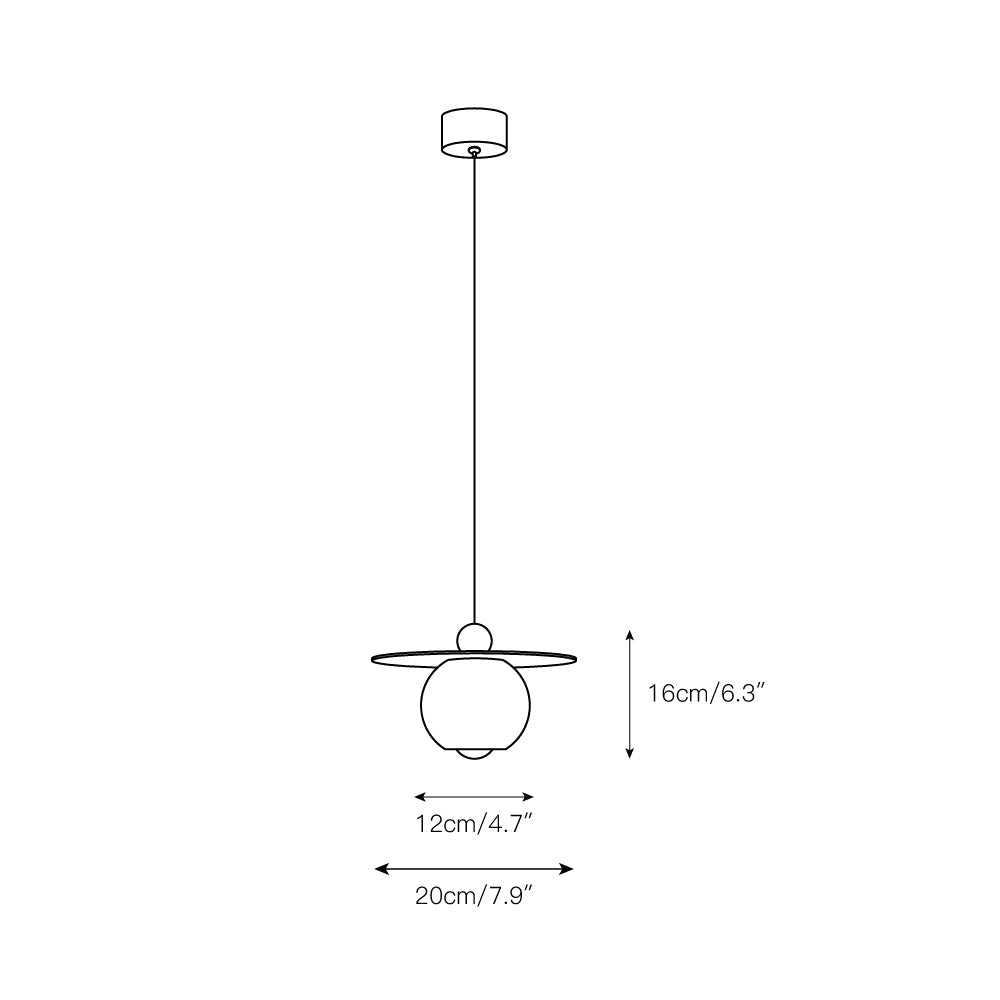 Luminaire suspendu en laiton Freyza | Alvarel – Laiton – Cuisine, salle à manger