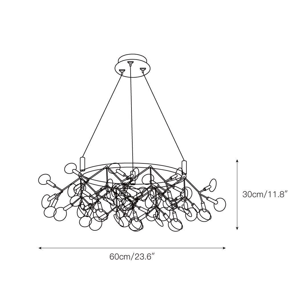Freyza | Arthearae Postmodern Luxury Chandelier – Modern Dining Room Living Room