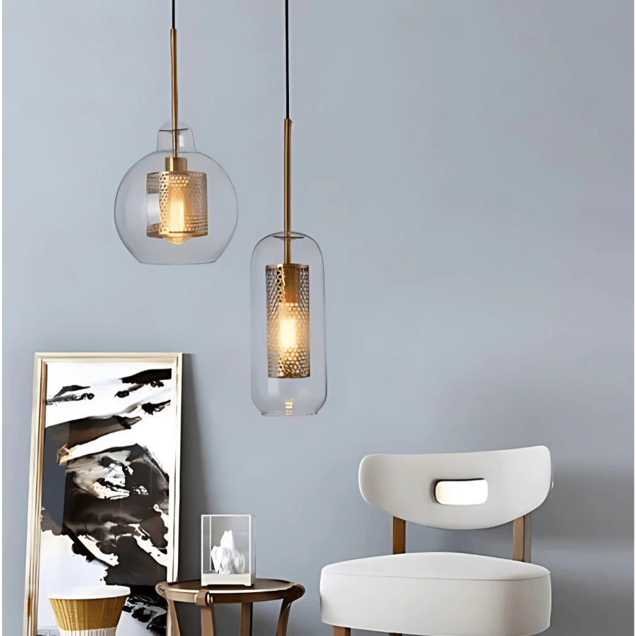 Freyza - HestiaGlow | Elegant Modern Glass Pendant Light Fixture