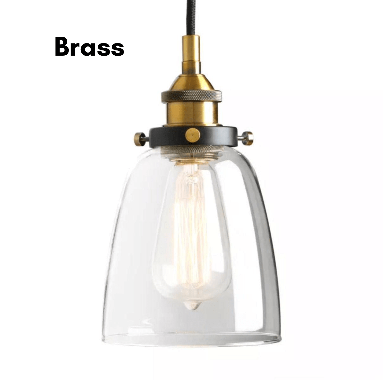 Freyza - HestiaGlow | Stylish Black Glass Kitchen Pendant Light Fixture