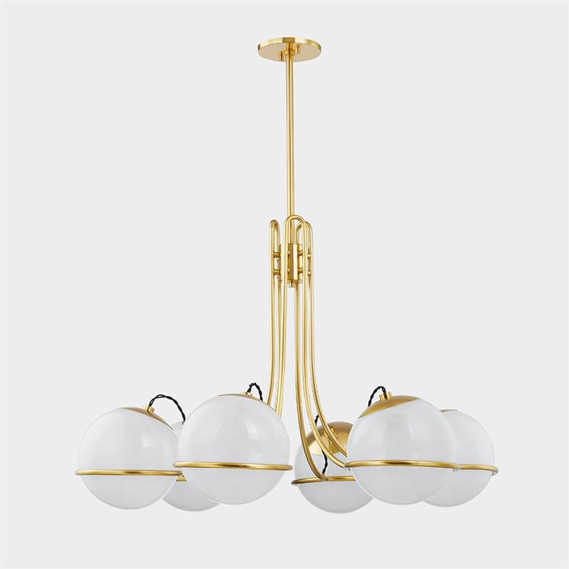 Freyza | Eursorara Brass Glass Brass Glass Chandelier – Dining Room Living Room