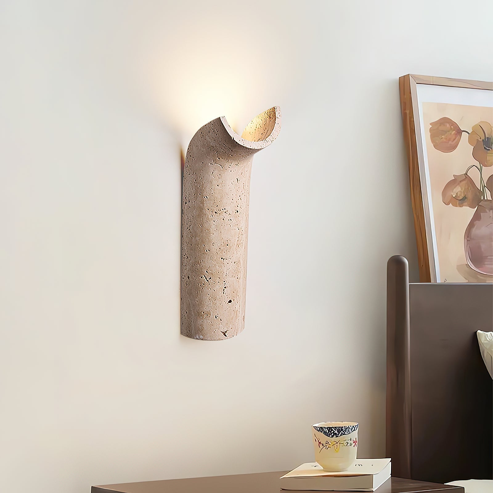 Freyza | Cusolion Travertine Wall Wall Light – Bedroom Hallway