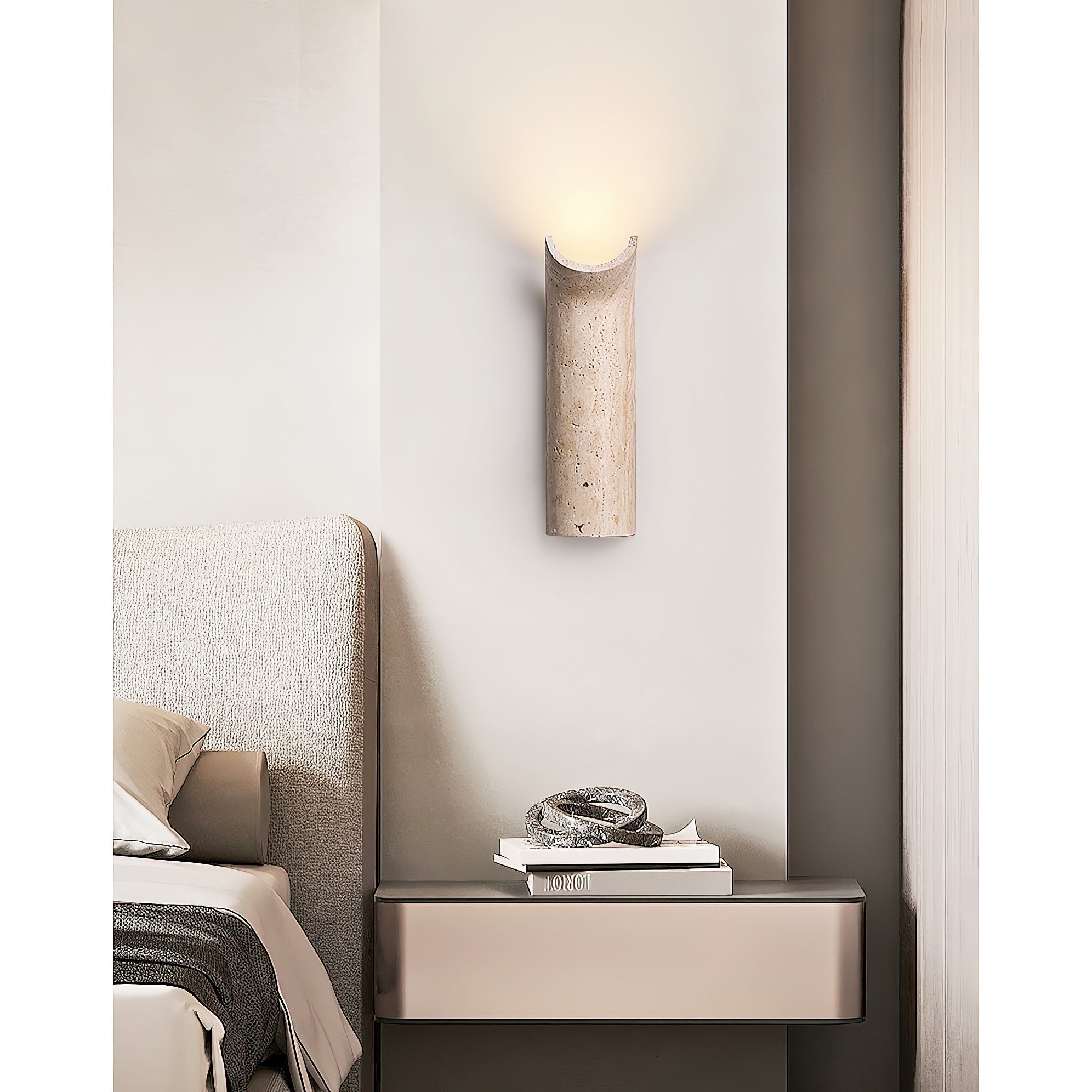 Freyza | Cusolion Travertine Wall Wall Light – Bedroom Hallway
