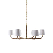 Freyza | Avdoria Vintage-Industrielle goldene Stoff-Pendelleuchte – Industrielles Esszimmer, Wohnzimmer