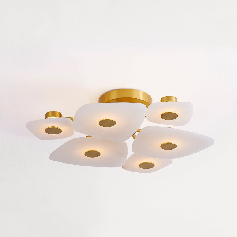 Freyza | Cothaiel Alabaster Ceiling Ceiling Light – Bedroom Living Room
