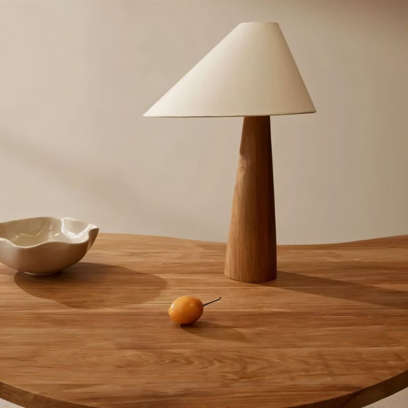 HolzaWood | Elegant Japanese Inspired Bedside Table Lamp for Cozy Atmosphere 5