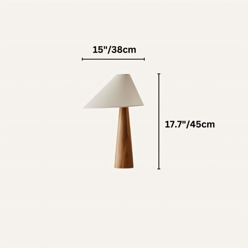 HolzaWood | Elegant Japanese Inspired Bedside Table Lamp for Cozy Atmosphere 7
