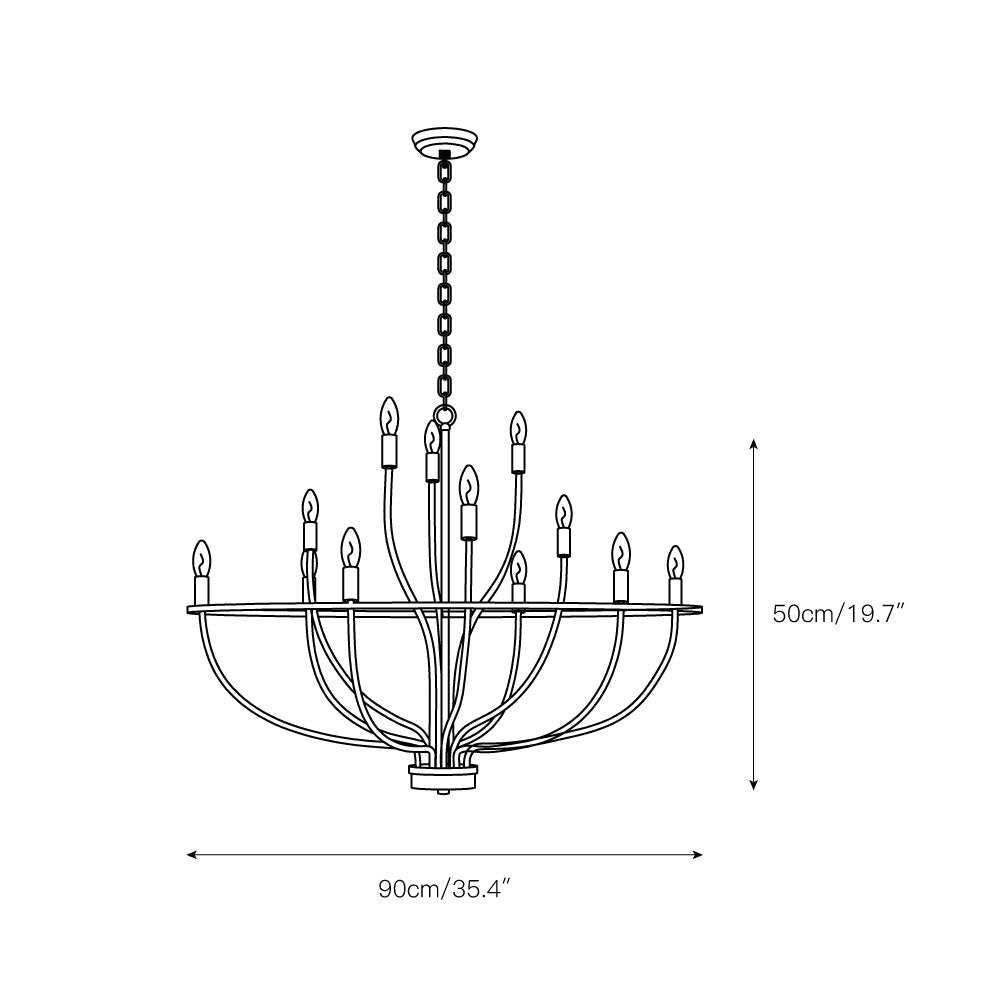 Freyza | Myphaos Vintage Industrial Brass Chandelier – Industrial Dining Room Living Room