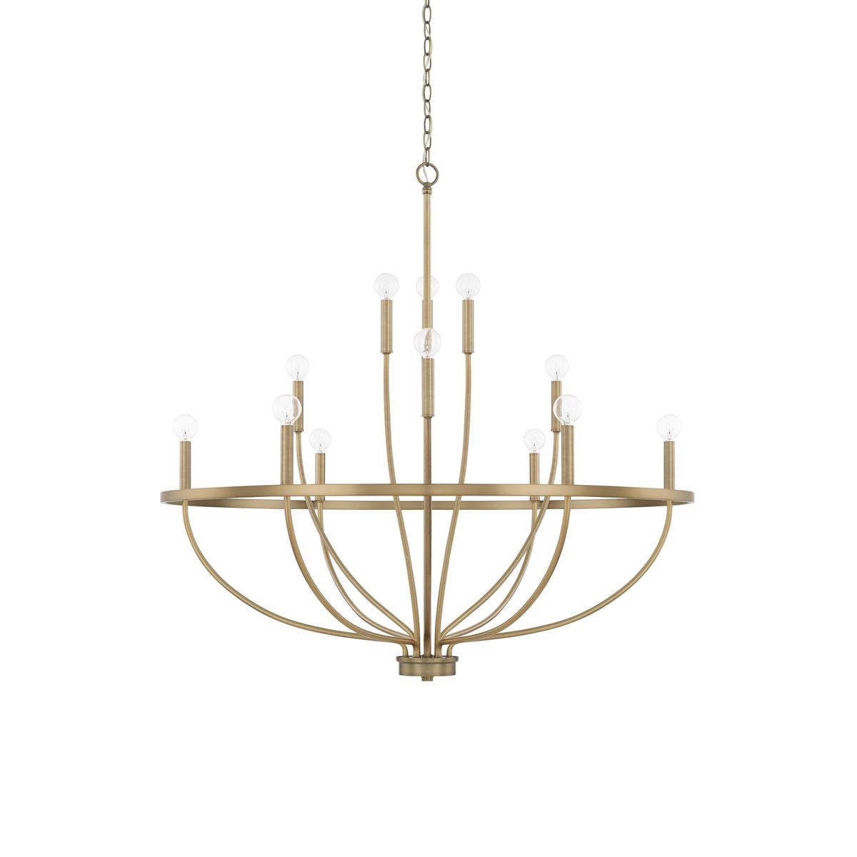 Freyza | Myphaos Vintage Industrial Brass Chandelier – Industrial Dining Room Living Room