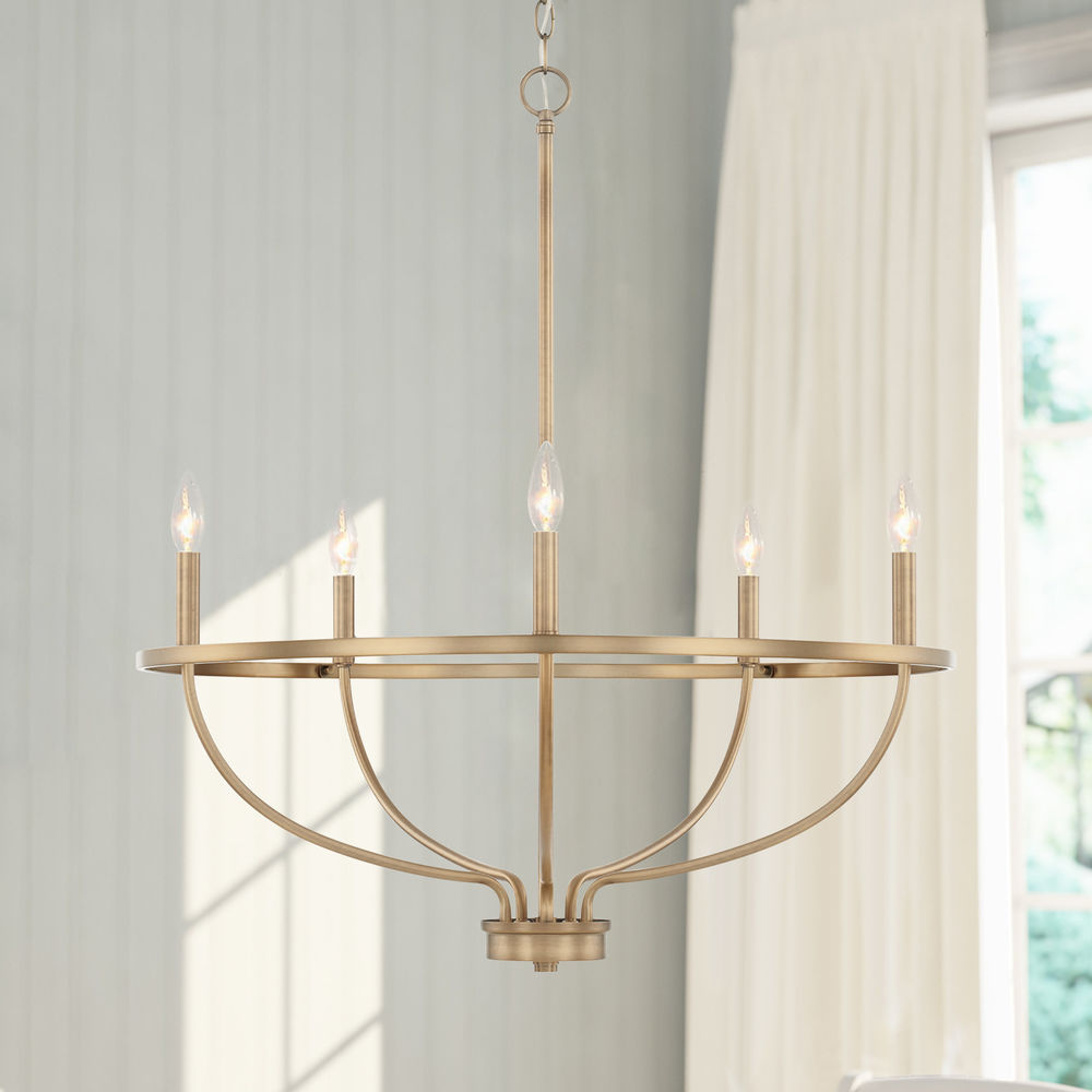 Freyza | Myphaos Vintage Industrial Brass Chandelier – Industrial Dining Room Living Room