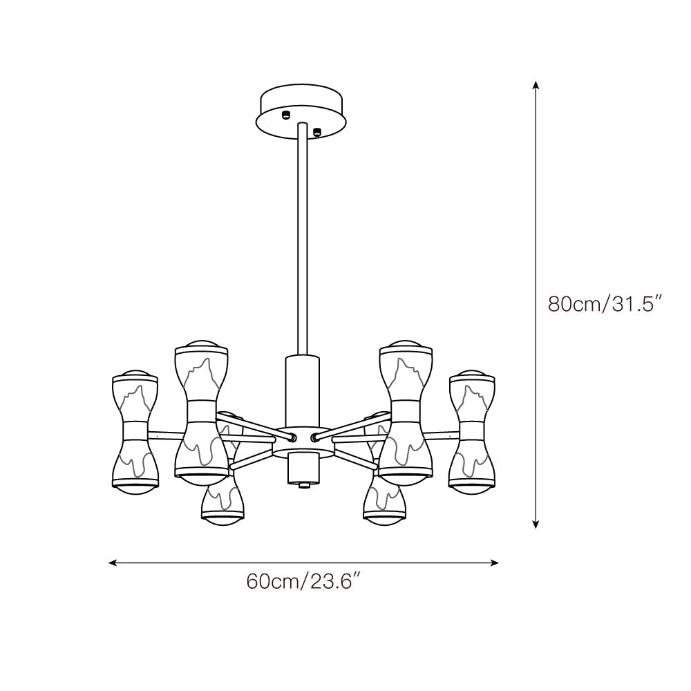 Freyza | Orvelion Postmodern Luxury Chandelier – Modern Dining Room Living Room