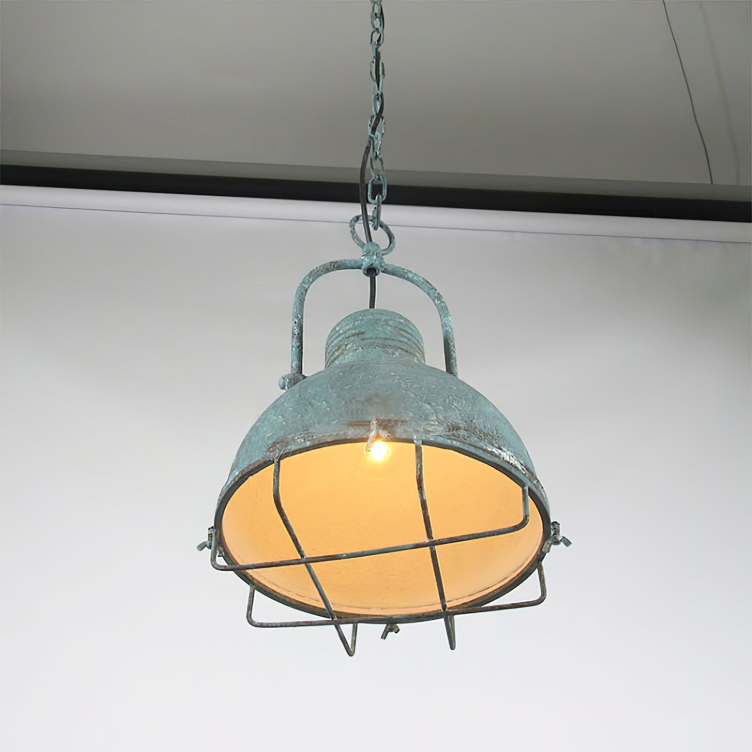 Freyza | Hopedale Vintage Industrial Antique Pendant Light – Industrial Kitchen Dining Room