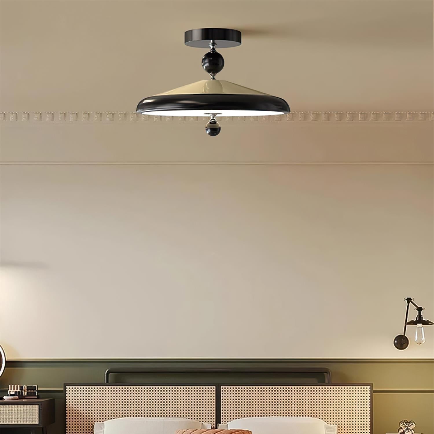 Freyza | Belano – Plafonnier encastré en bois avec cadre en bois, pour chambre, couloir et cuisine