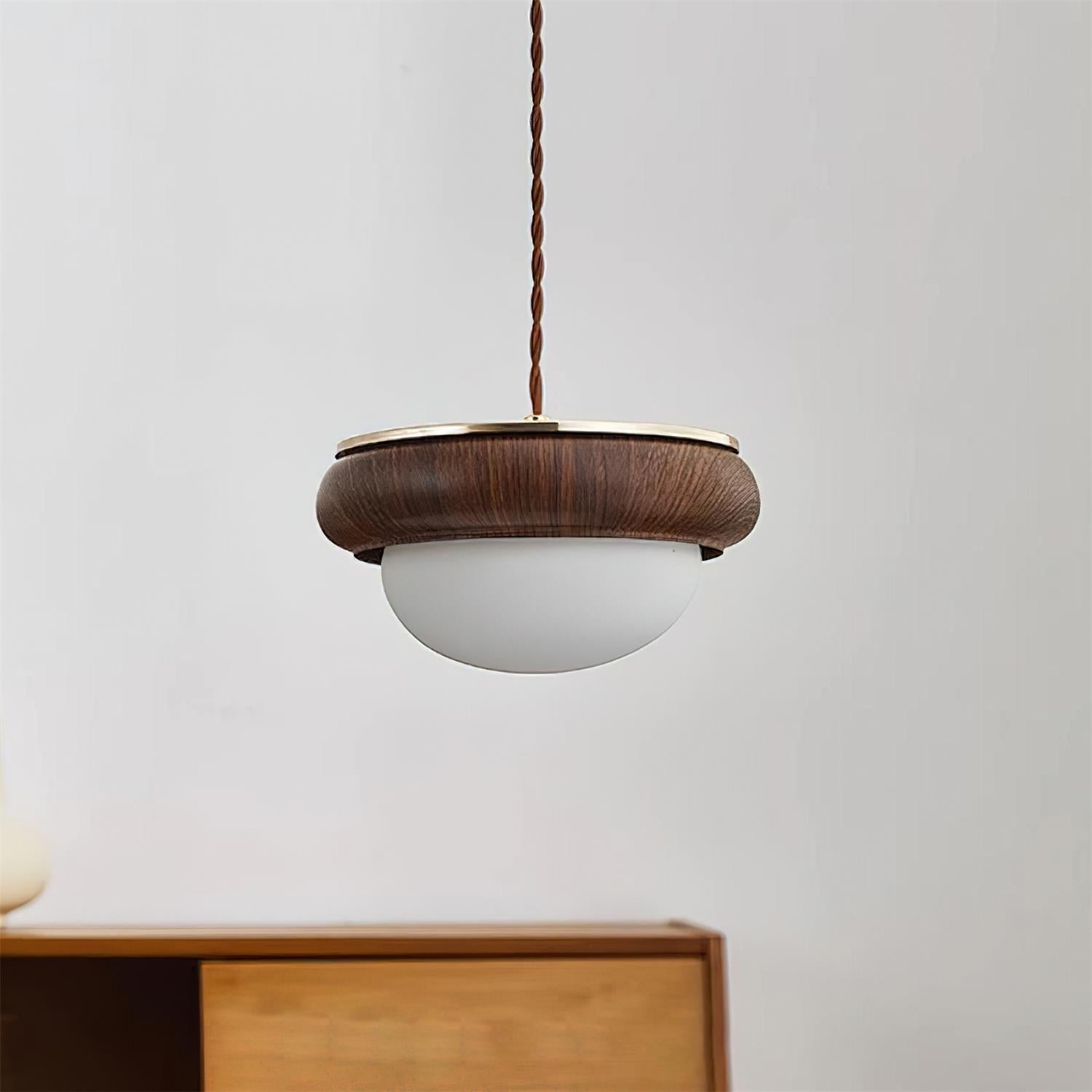 Freyza | Quillon Wood Ring Wood Pendant Light – Kitchen Dining Room