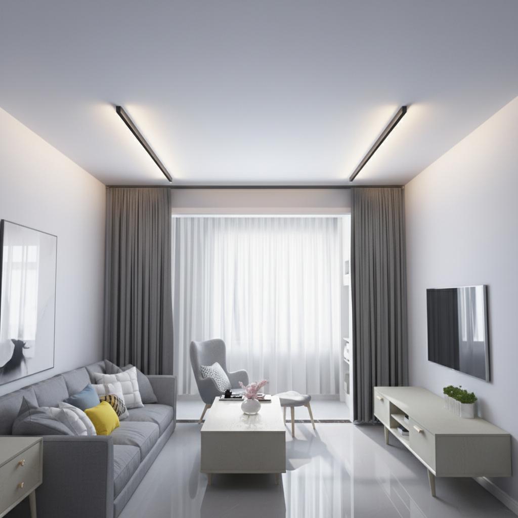 Freyza – Moderne lineare LED-Wandleuchte – Minimalistische vertikale Stablampe